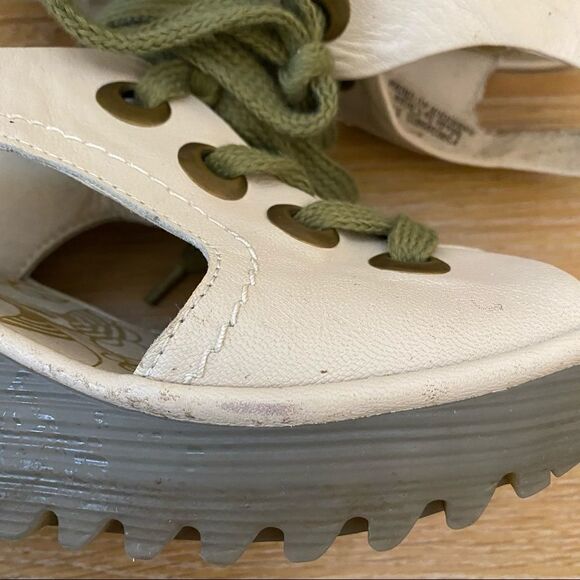 Fly LONDON-YLVA LACE UP LEATHER SANDALS - Picture 4 of 11